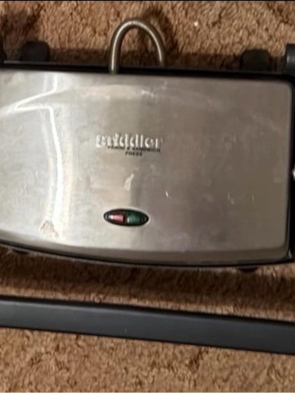 Cuisinart White and Black Griddler Panini & Sandwich Press